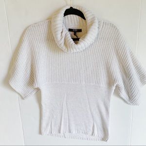 BCBG short sleeve cowl neck sweater